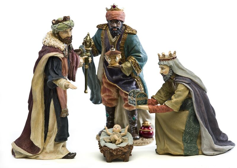 The three wise men are said to have brought the baby Jesus gifts on the 12th day of Christmas. Photograph: iStock