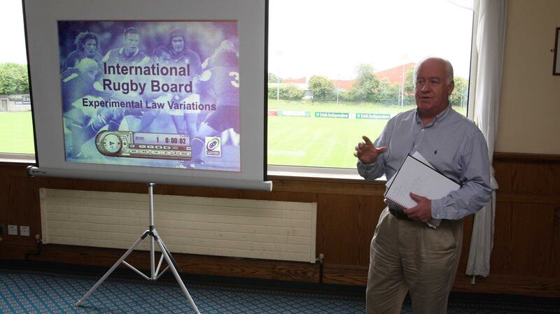 IRFU director of referee development Owen Doyle. Photo: Billy Stickland/Inpho
