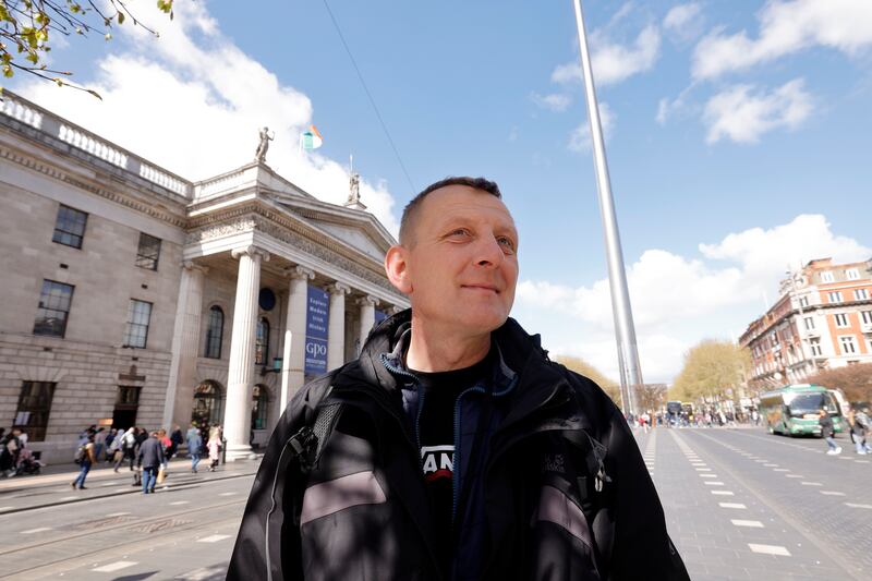 Tomasz Flinik: 'The longer you live on the street, the more difficult it is to get out.' Photograph: Alan Betson