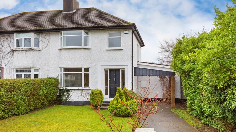 This Dublin house has a large rear garden which could offer further accommodation – subject to planning.