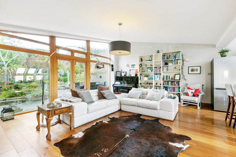 Living area opens to a deck