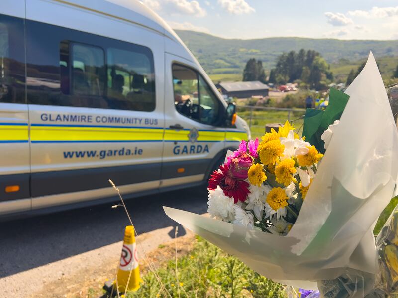 A tribute close to the farm of Michael 'Mike' Gaine near Kenmare in Co Kerry Photograph: Noel Sweeney/PA Wire 