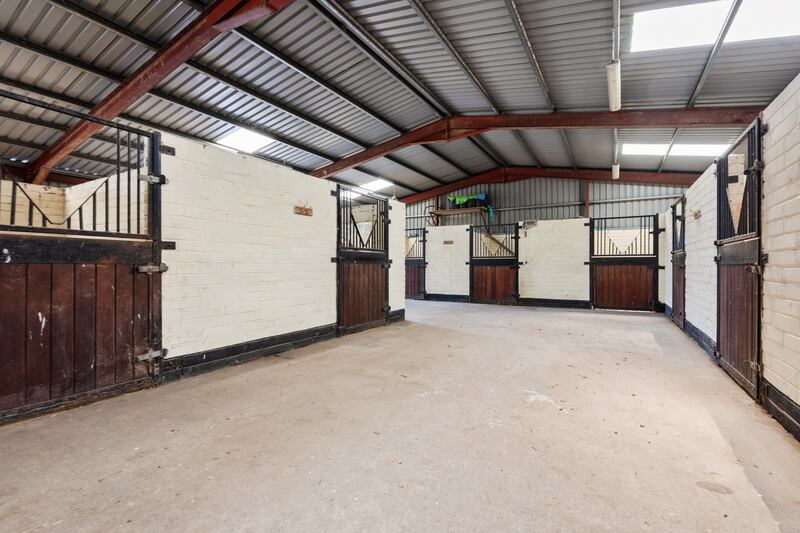 Equestrian facilities include 17 stables