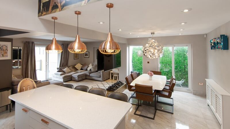 Kitchen-living-dining room