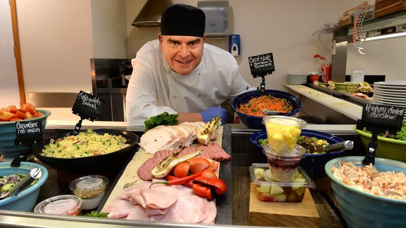 Chef Cathal Kavanagh at Blackrock Clinic. Photograph: Cyril Byrne