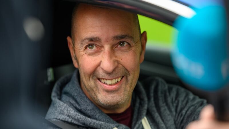 Joe Barry from Glanmire, who has worked at the plant for 18 years,  leaving Novartis in Ringaskiddy Co Cork after hundreds of job losses were announced. Photogrpah:  John Allen/Provision