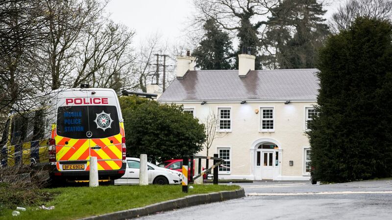 The Greenvale Hotel in Cookstown, Co. Tyrone, in Northern Ireland where three young people have died. Photograph: Liam McBurney/PA Wire