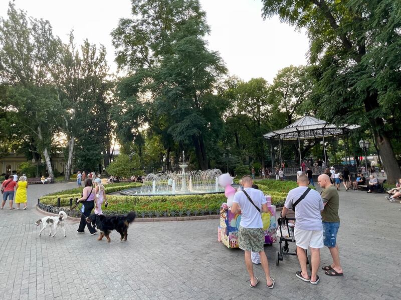 Odesa is one of the few remaining seaside destinations accessible to Ukrainians since Russia occupied Crimea in 2014 and launched its full invasion in 2022. Photograph: Daniel McLaughlin