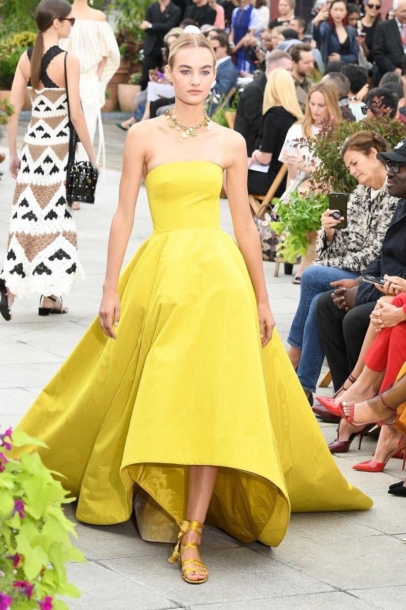 NYFW: Oscar de la Renta. Photograph: Slaven Vlasic/Getty