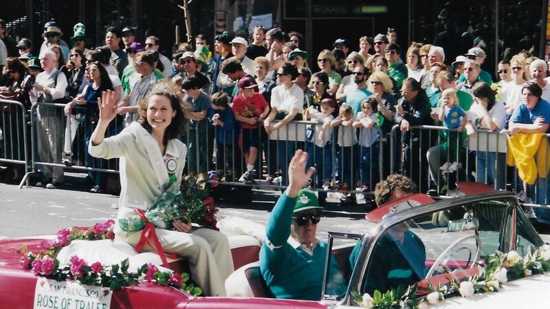 Maureen Bartee during the San Francisco St Patrick’s Day parade in 1998