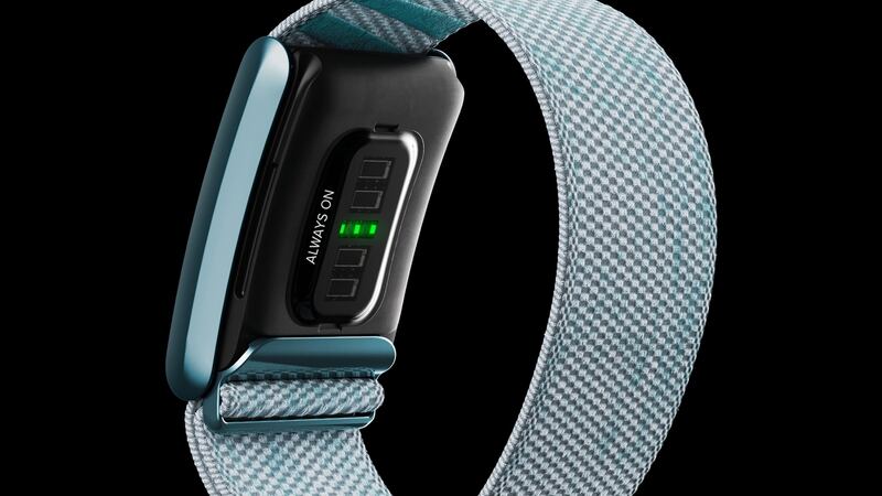 The Whoop 4.0, a  fitness tracker that uses a battery that is both smaller and more powerful than other kinds. Photograph: Whoop via The New York Times