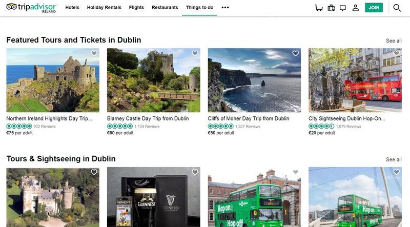 Tripadvisor: online reviews