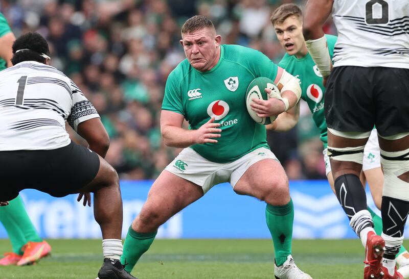 "Spuds. Gravy. The mother’s Sunday roast." - Tadhg Furlong has always been hungry for success. Photograph: Billy Stickland/Inpho