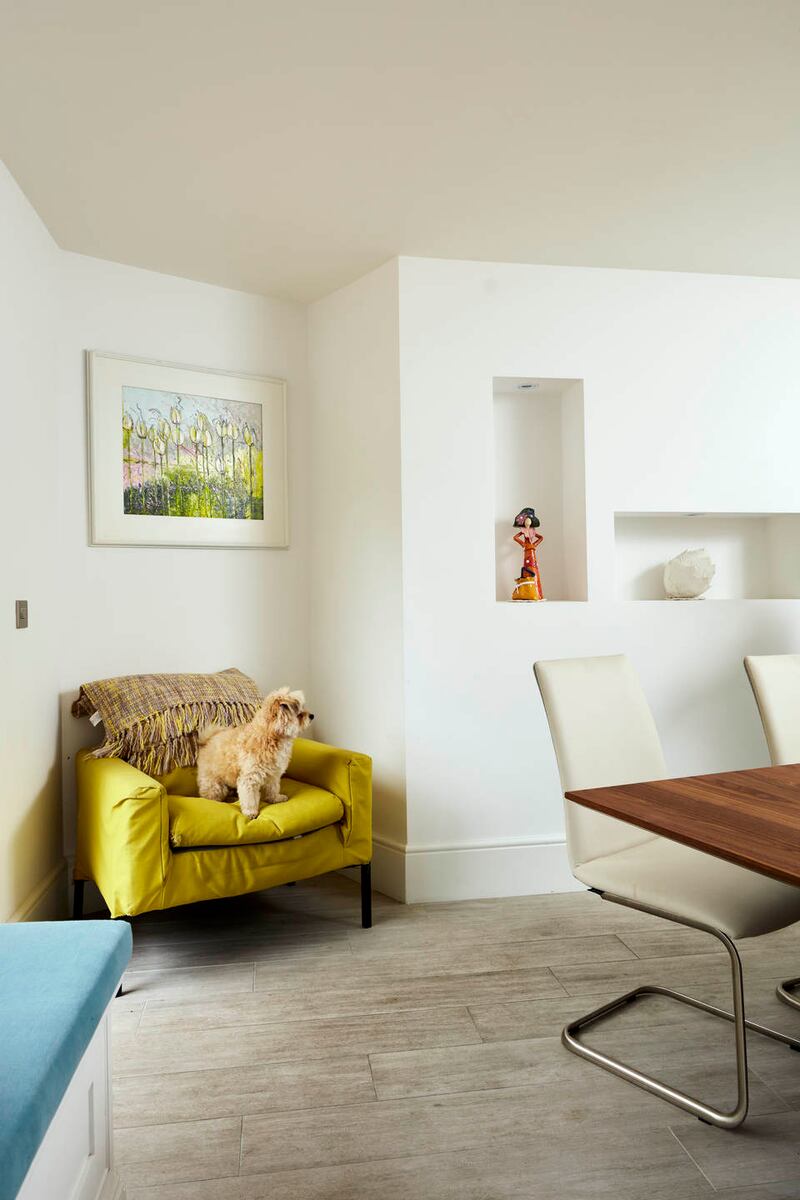 The extension with nooks to display artwork in. Photo by Phiilip Lauterbach