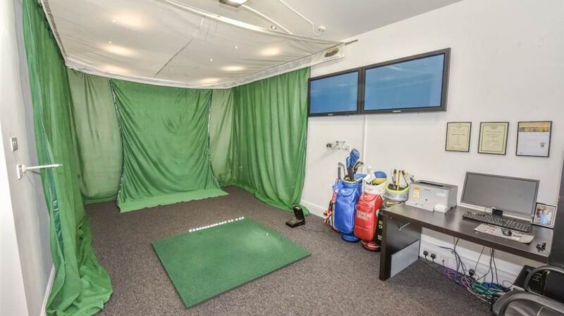 Parts of the house look like a small-scale factory for the production of golfers. Photo: Propertynews.com