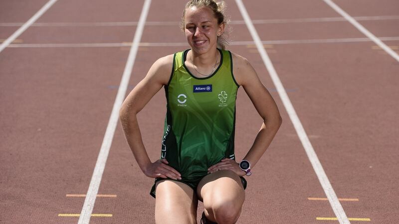 Greta Streimikyte visits schools as part of the “Dare to Believe” programme.  Photo Sam Barnes/Sportsfile