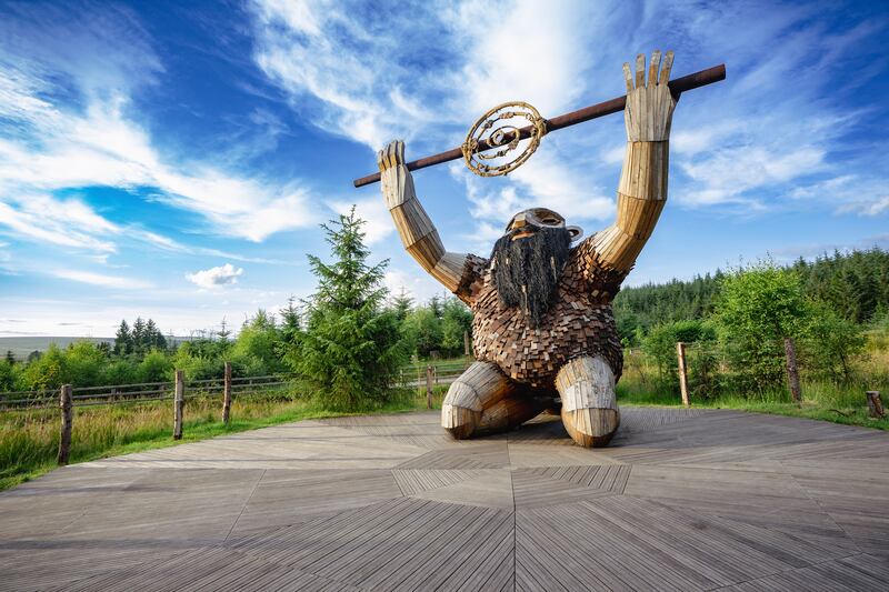 Ceoldán, the Stargazer, at Davagh Forest Dark Sky Park
