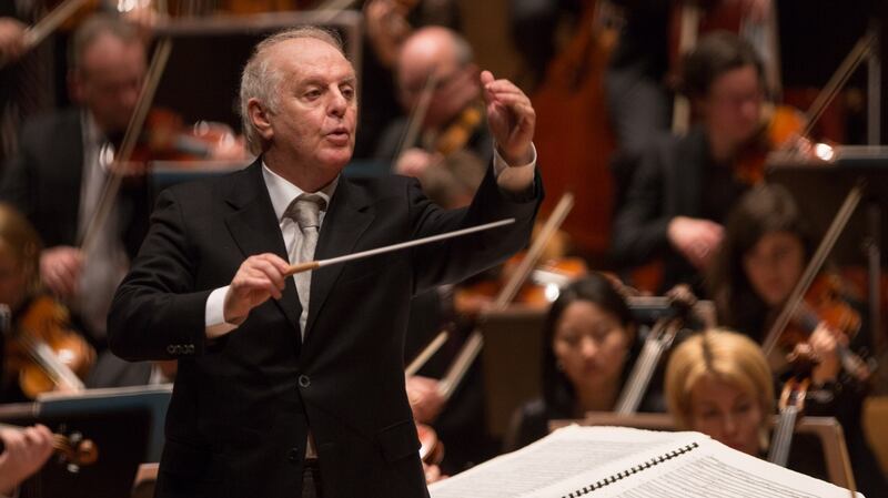 House conductor at the Staatsoper in Berlin, Daniel Barenboim. Photograph: Gordon Welters