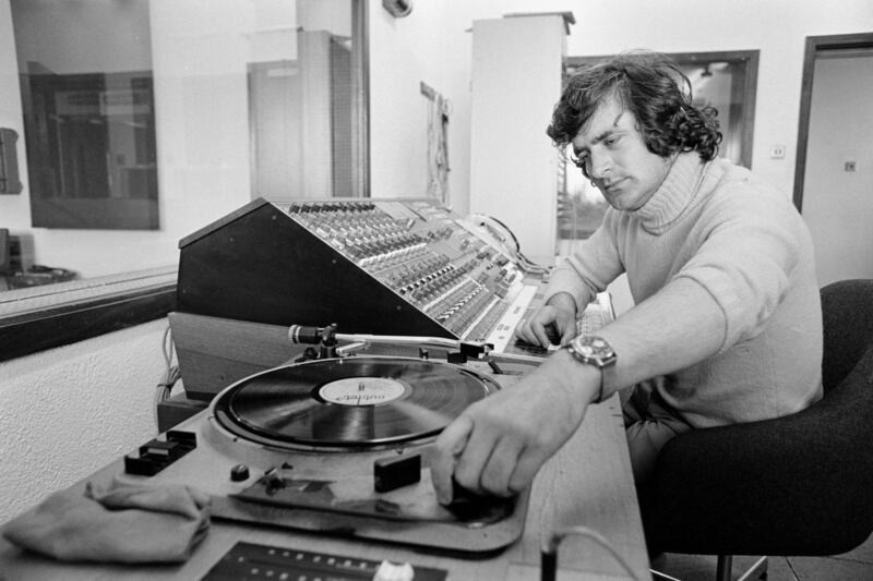 RTÉ broadcaster Seán Ó Tuairisg in 1974