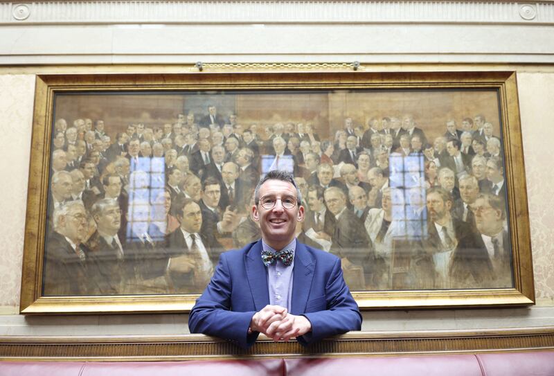 Andrew Muir: 'Farming and the environment go together, they shouldn’t be pitted against each other.' Photograph: Stephen Davison for The Irish Times 