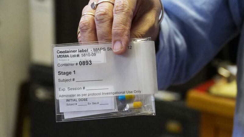 MDMA pills were used in a study on the drug’s effectiveness as a treatment for post-traumatic stress disorder in veterans. Photograph: Multidisciplinary Association for Psychedelic Studies via The New York Times