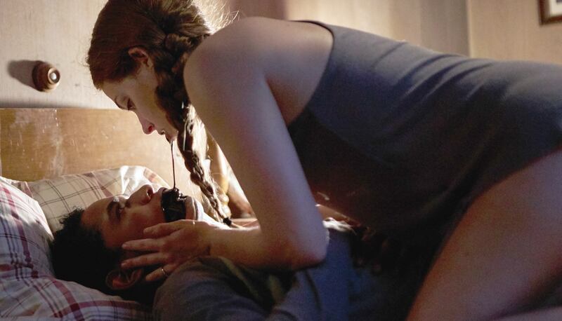 Riley Keough and Kelvin Harrison Jr in It Comes at Night