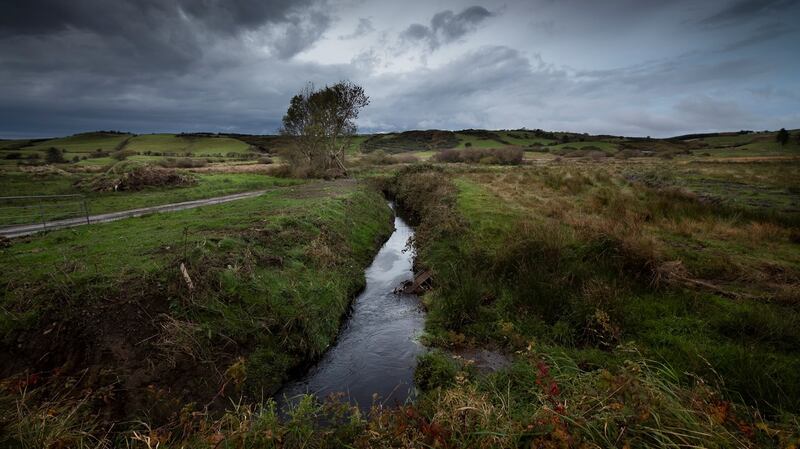 Sruthannakit, the Stream of Cats, running below the hills of Coore in west Clare
