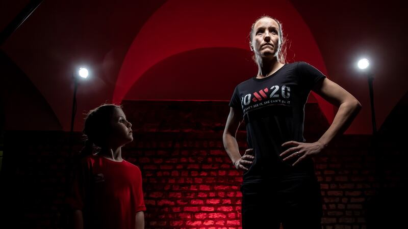 Casey Stoney  was in Dublin this week for the launch of the 20x20 campaign which is aiming to increase by 20 per cent by the year 2020 of media coverage, attendances and participation numbers in women’s sport. Photograph: Morgan Treacy/Inpho