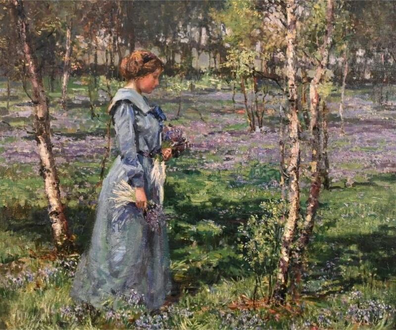Spring Morning Among the Bluebells has now been bought by Tony Duncan, a Laois solicitor and prominent art collector