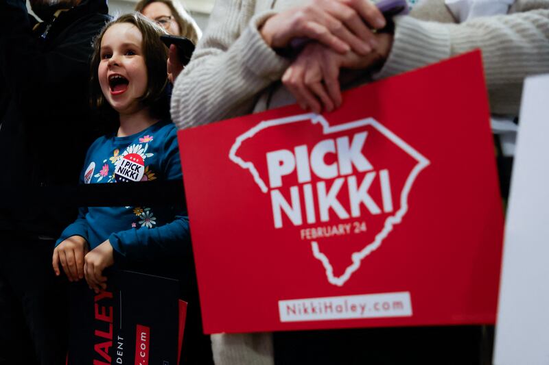 'The adage is that no Republican has ever been elected president of the United States without winning the first in the South primary,' says Andrew Boucher. Photograph: Julia Nikhinson/AFP via Getty Images