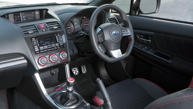 The WRX STi is fitted with  Subaru’s all-wheel-drive system, and the steering is particularly good