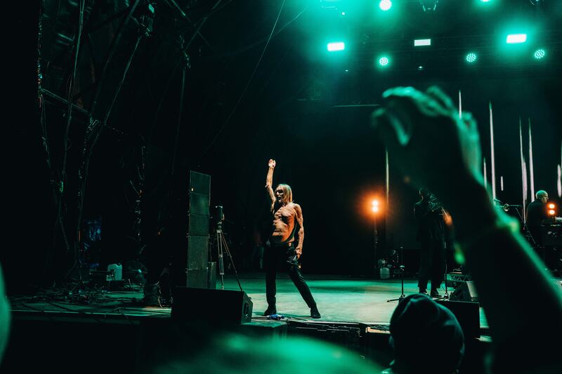 Iggy Pop performing at All Together Now festival in Co Waterford. Photograph: Aron Cahill