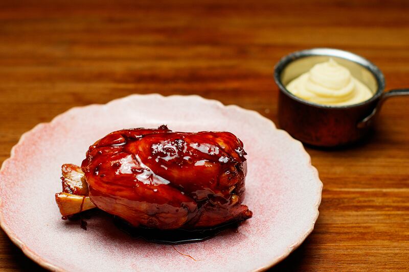 Fade Street Social: Honey glazed ham