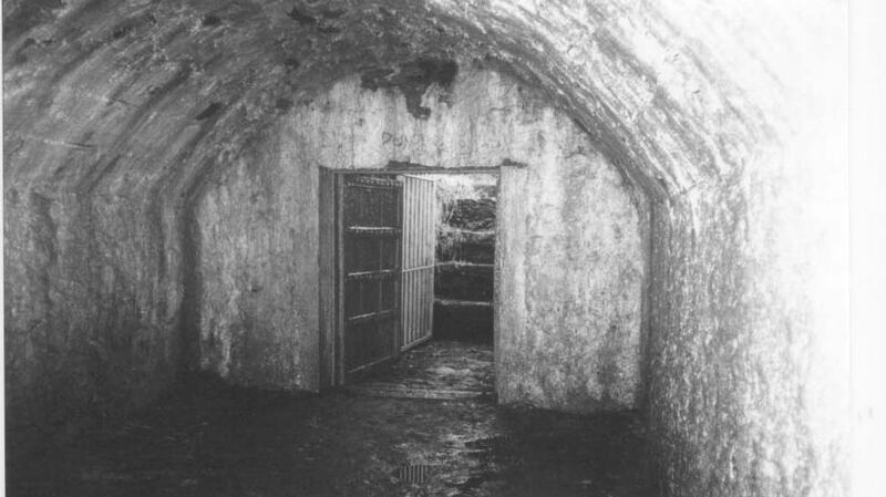 View of “Sing Sing”, the vault at Kilquane Cemetery, Knockraha, Co Cork, used by the IRA for holding prisoners during the War of Independence. Photograph:   Gerard Murphy/The Year of Disappearances