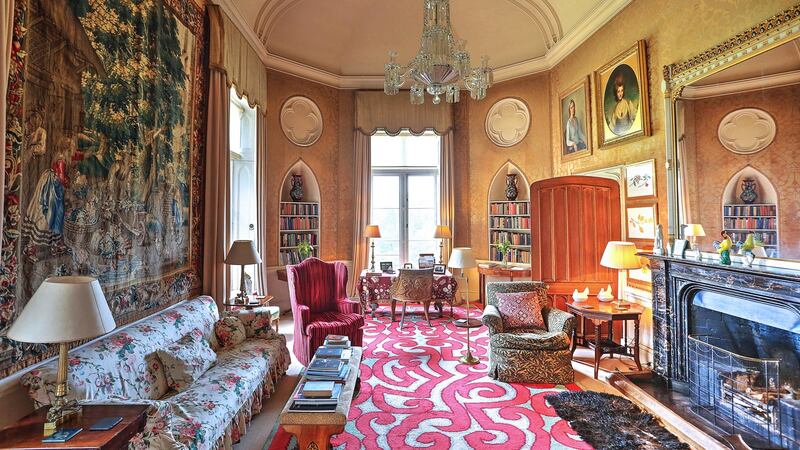 First drawingroom at Lismore Castle, Co Waterford. Photograph: Tarquin Blake