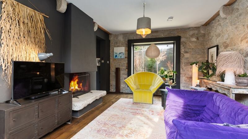 Th living room at Glandore Mews in Monkstown,  Co Dublin