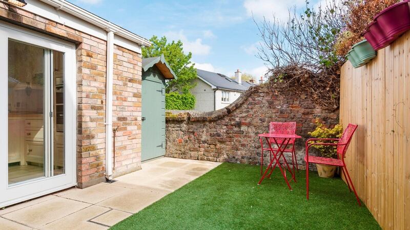 The rear garden of 1 Wesley Road