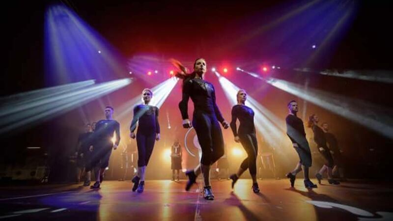 Irish dancers Slide Step.