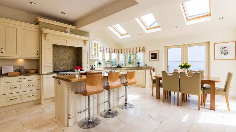 Epworth, Rockfort Avenue, Dalkey, Co Dublin: sash windows, parquet floors, and excellent sea views.