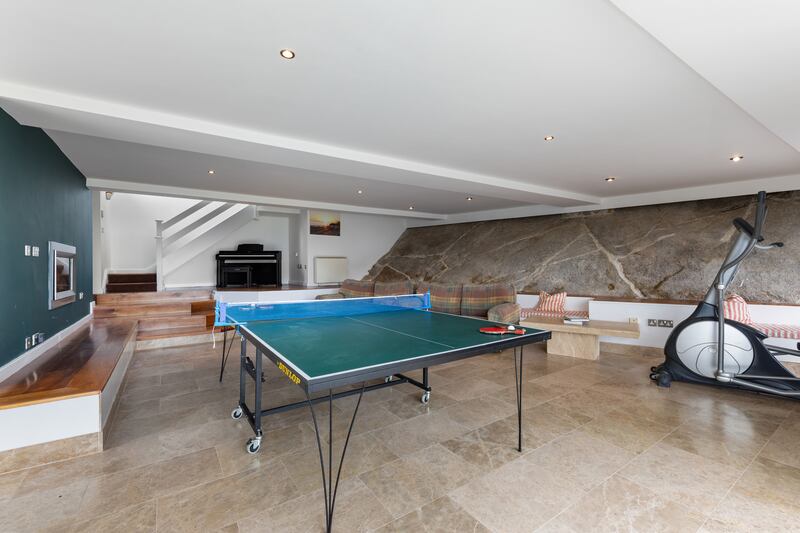 Multi-purpose room in basement