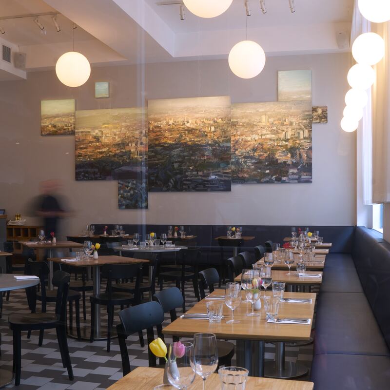 Waterman, a dramatic, light-filled space on Hill Street in central Belfast