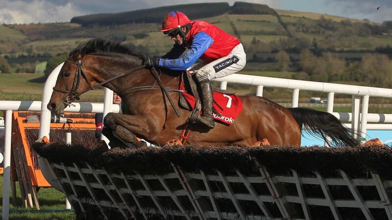 Quevega ridden by Ruby Walsh wins The Ladbrokes World Series Hurdle during Ladbrokes.com at Punchestown.  Photograph: Niall Carson/PA Wire.