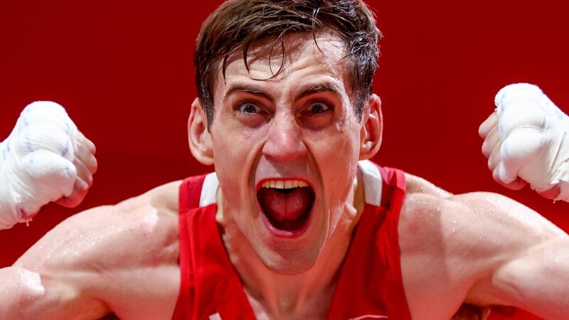 Aidan Walsh was forced to pull out ahead of his semi-final but heads home with a bronze medal. Photograph: James Crombie/Inpho