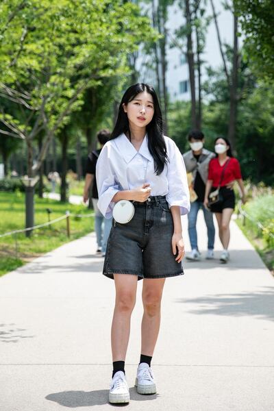 Kang Nara: ‘Fashion allows you to tell a story.’ Photograph: Woohae Cho/The New York Times