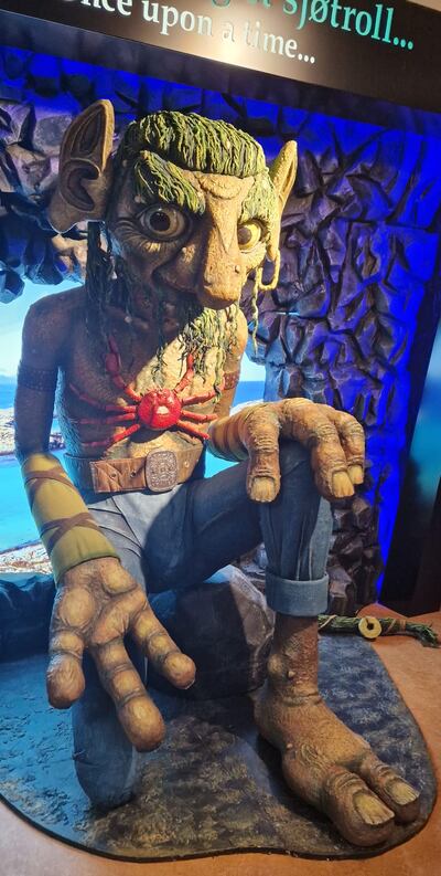 The small, but entertaining, Troll Museum in Tromsø. Photograph: Damian Cullen