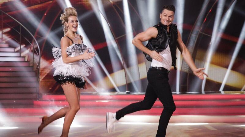 Aoibhín Garrihy who got the first “10” of the series. Photograph: RTE