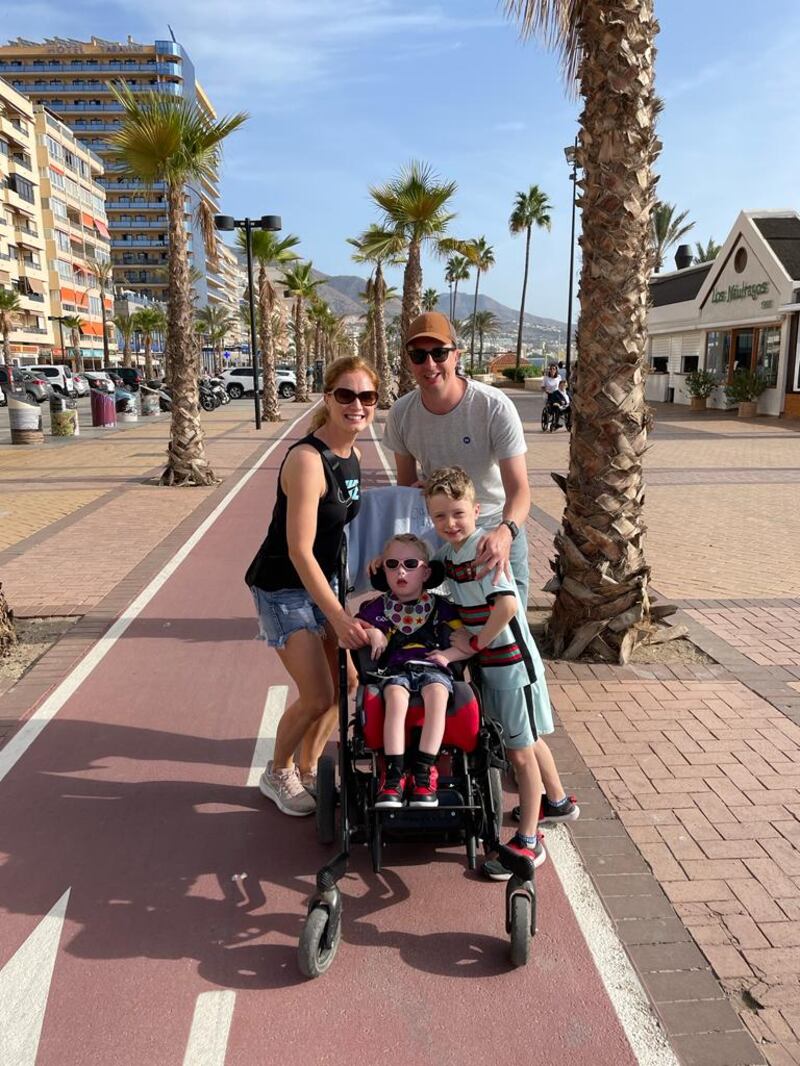 The Dunbar family on holidays