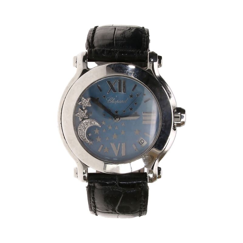 Chopard 'Happy Sport' stainless steel diamond-set lady’s wristwatch 