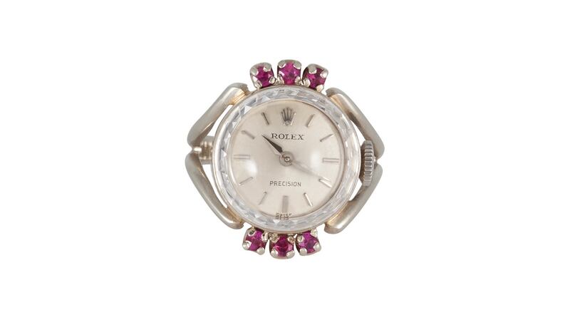 A Rolex Precision ring watch (€800-€1,400)