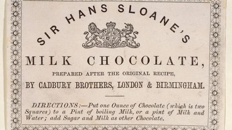 Sir Hans Sloane is  best remembered, somewhat erroneously, as the man who invented milk chocolate
